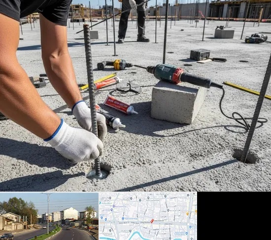 کاشت میلگرد در ضیابری رشت