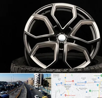 فروشگاه رینگ و لاستیک در پیروزی 