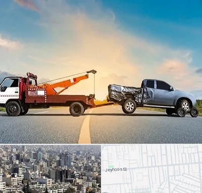 یدک کش شبانه روزی در جیحون