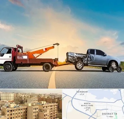 یدک کش شبانه روزی در جنوب غرب تهران