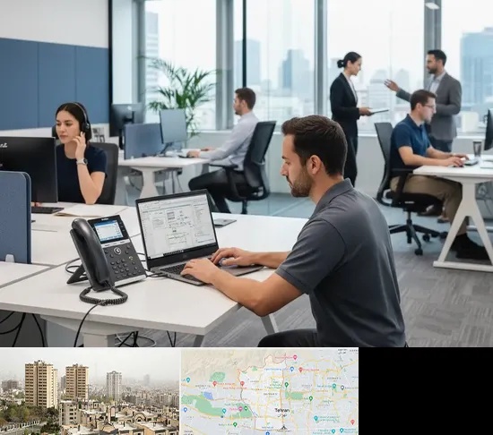 راه اندازی مرکز تلفن Voip در منطقه 5 تهران