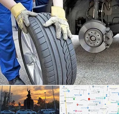 پنچرگیری در میدان حر