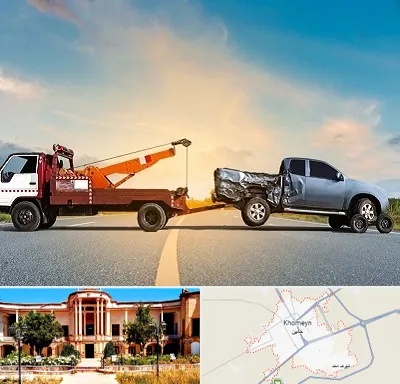 یدک کش شبانه روزی در خمین