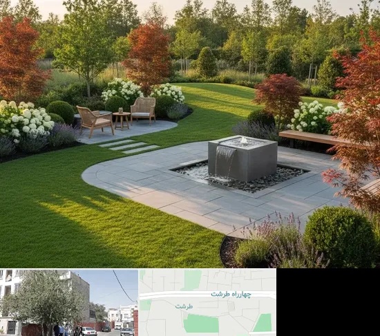 محوطه سازی در طرشت