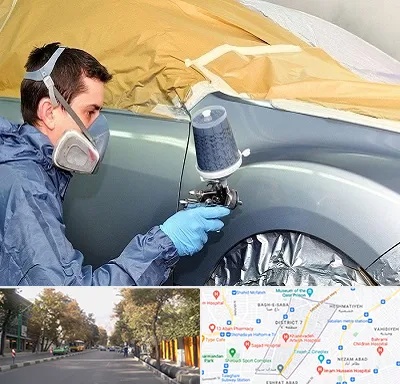 نقاشی خودرو در شریعتی