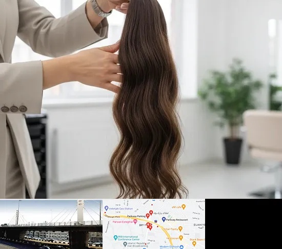 خریدار مو طبیعی در پارک وی