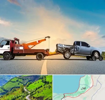 یدک کش شبانه روزی در گیلان