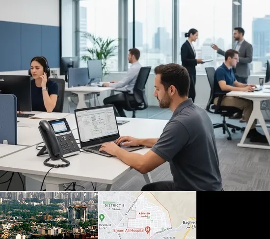 راه اندازی مرکز تلفن Voip در عظیمیه کرج