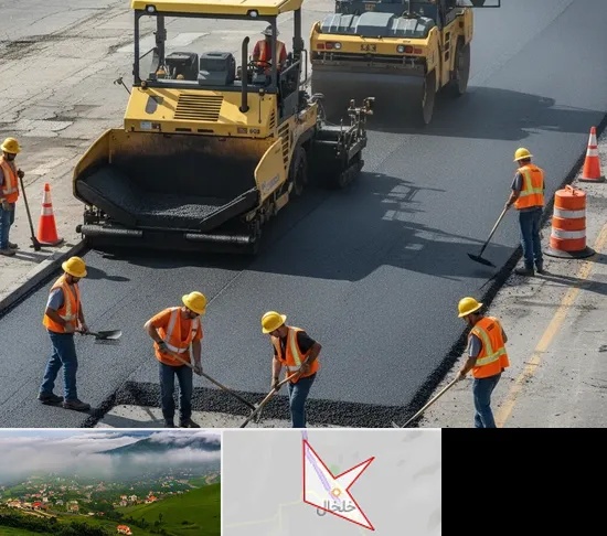 آسفالت کاری در خلخال