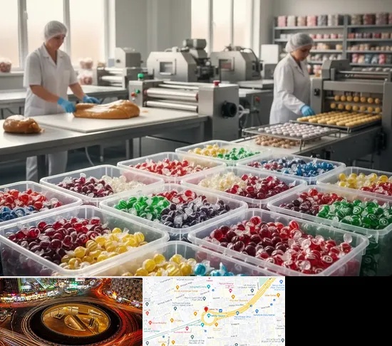 آبنبات پزی در میدان ولیعصر