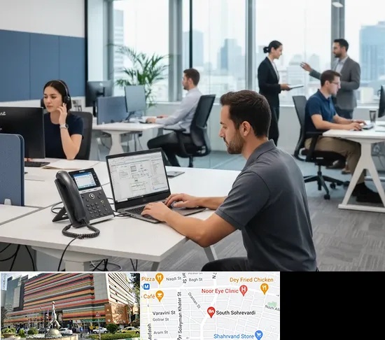راه اندازی مرکز تلفن Voip در سهروردی