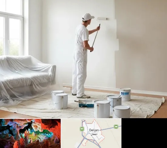نقاشی ساختمان در دلیجان