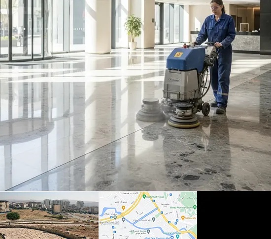 کفسابی و سنگسابی در کوی وحدت شیراز