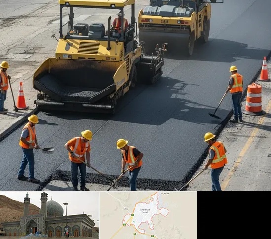 آسفالت کاری در شهرضا