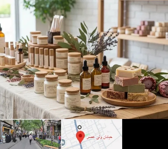 محصولات آرایشی ارگانیک در ولیعصر شهریار