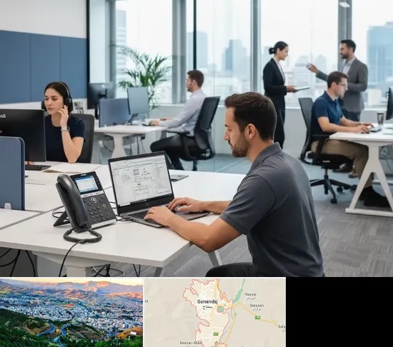 راه اندازی مرکز تلفن Voip در سنندج