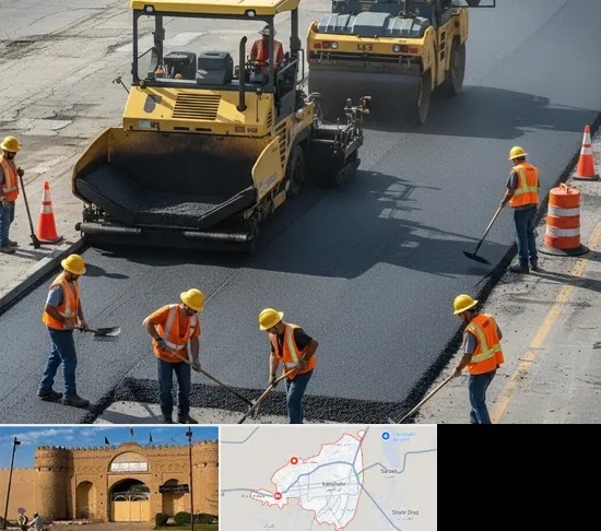 آسفالت کاری در ایرانشهر
