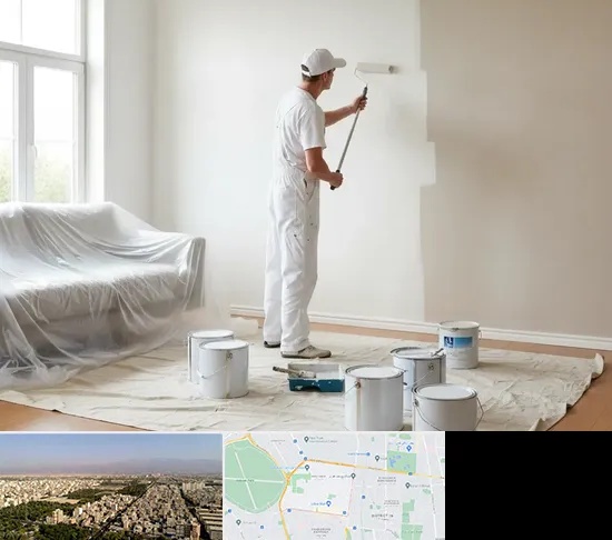 نقاشی ساختمان در نازی آباد