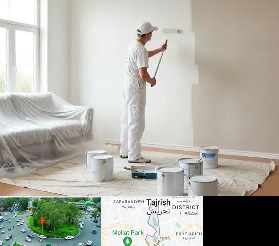 نقاشی ساختمان در تجریش
