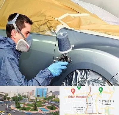 نقاشی خودرو در ونک 