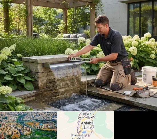 اجرای آبنما در اردبیل