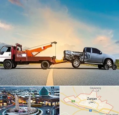 یدک کش شبانه روزی در زنجان