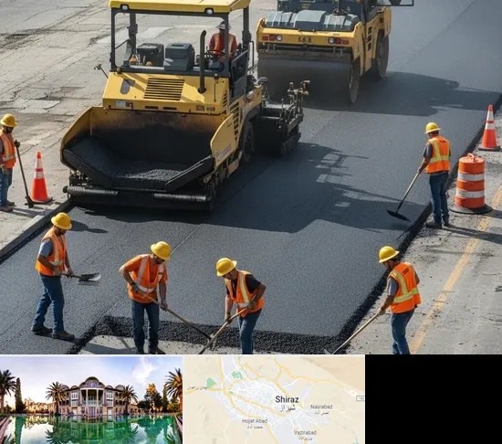آسفالت کاری در شیراز