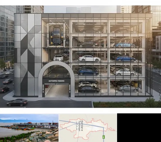 اجرا پارکینگ طبقاتی مکانیزه در بندر ترکمن