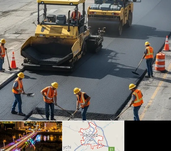 آسفالت کاری در سقز