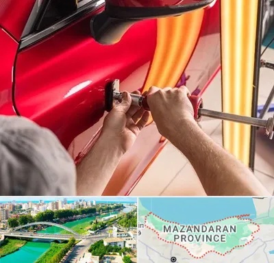 صافکاری با دستگاه مکش در مازندران