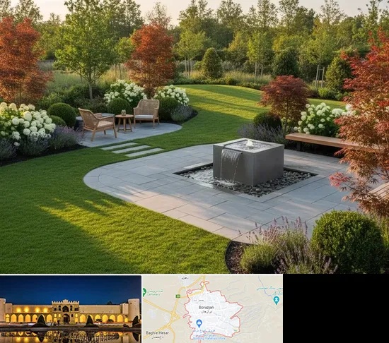 محوطه سازی در برازجان