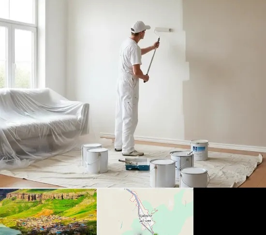نقاشی ساختمان در عجب شیر