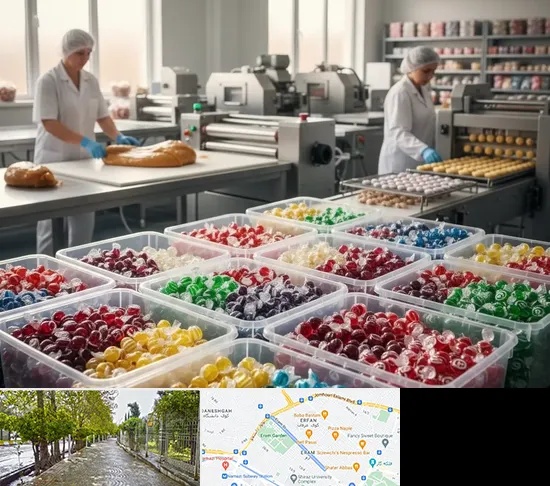آبنبات پزی در خیابان ارم شیراز