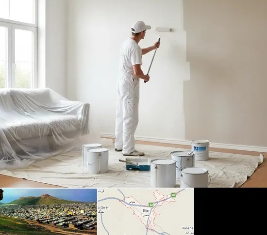 نقاشی ساختمان در بیجار