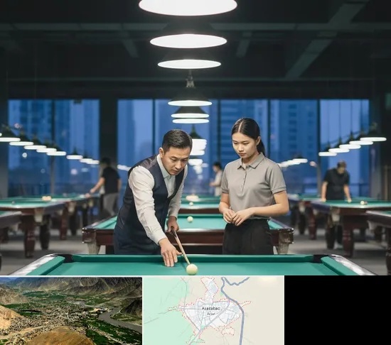 مربی بیلیارد در اسدآباد