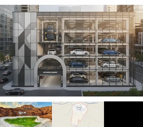 اجرا پارکینگ طبقاتی مکانیزه در گرمسار