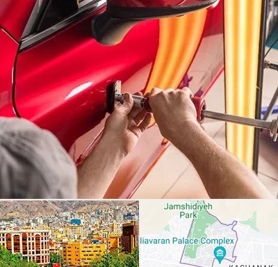 صافکاری با دستگاه مکش در نیاوران 