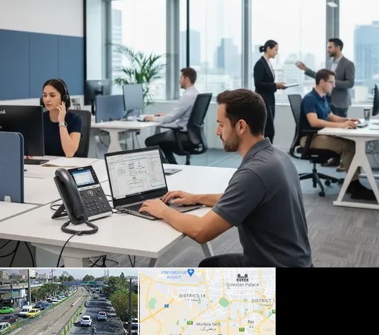 راه اندازی مرکز تلفن Voip در جنوب تهران