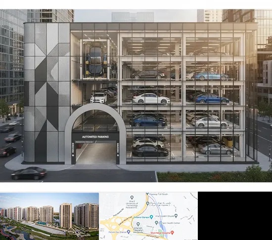 اجرا پارکینگ طبقاتی مکانیزه در المپیک