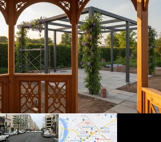 آلاچیق و پرگولا در زیتون کارمندی اهواز
