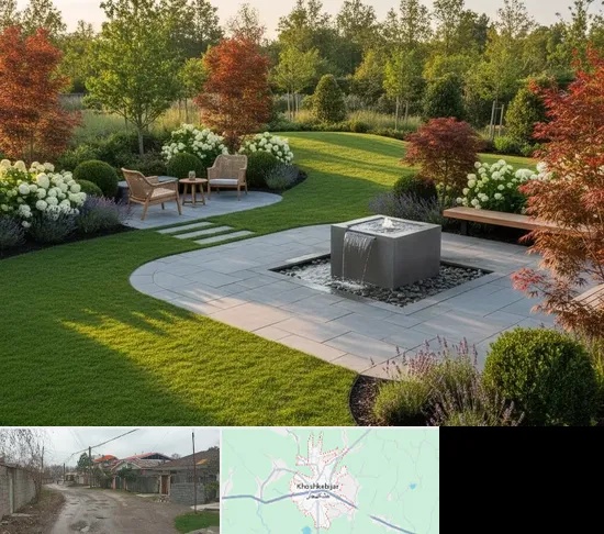محوطه سازی در خشکبیجار