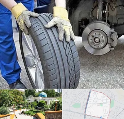پنچرگیری در باغمیشه تبریز