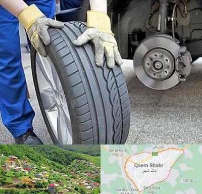 پنچرگیری در قائم شهر