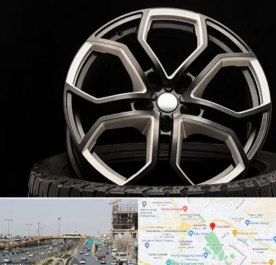 فروشگاه رینگ و لاستیک در بلوار توس مشهد