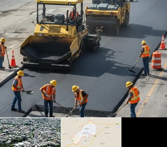 آسفالت کاری در شاهرود