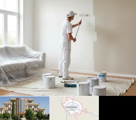 نقاشی ساختمان در دهدشت