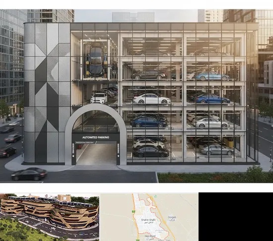 اجرا پارکینگ طبقاتی مکانیزه در شاهین شهر