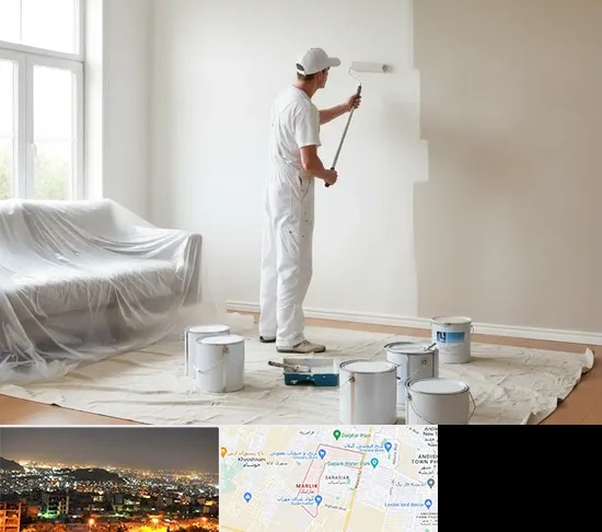 نقاشی ساختمان در مارلیک کرج