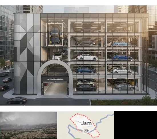 اجرا پارکینگ طبقاتی مکانیزه در جم