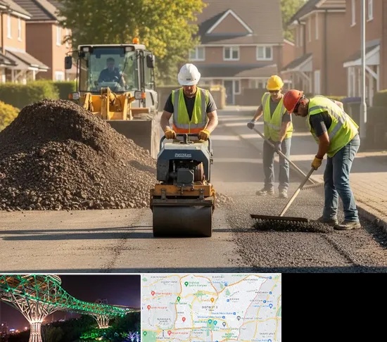 تراشه آسفالت در منطقه 3 تهران